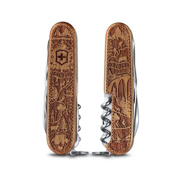 Нож Victorinox 1.3701.63L21 Climber Wood Swiss Spirit Special Edition 2021