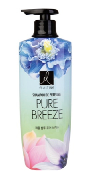 Elastine Парфюмированный шампунь для всех типов волос Perfume Pure breeze 600 мл