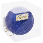 Новогодний шар «Сияние» 8 см, Сапфир