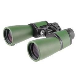 Бинокль Veber TITAN 10x50WP с зеленым корпусом, вид сбоку