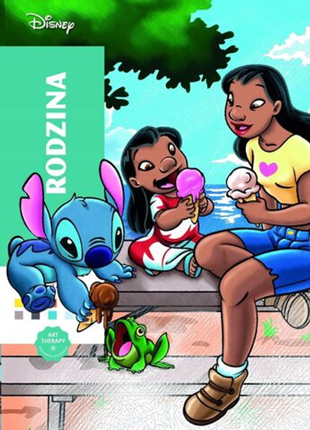 Раскраска по номерам Coloriages mystres Disney - официальное польское издание. Семья.