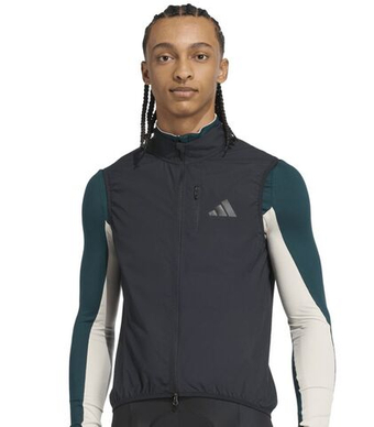 Мужская теннисная жилетка Adidas Essentials Windproof - black