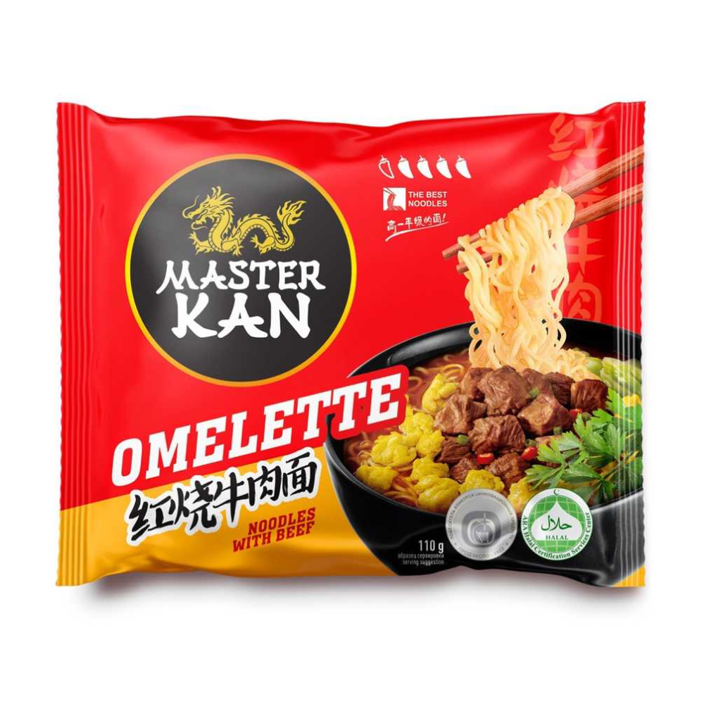 Лапша Маster Kan с Омлетом 110 гр