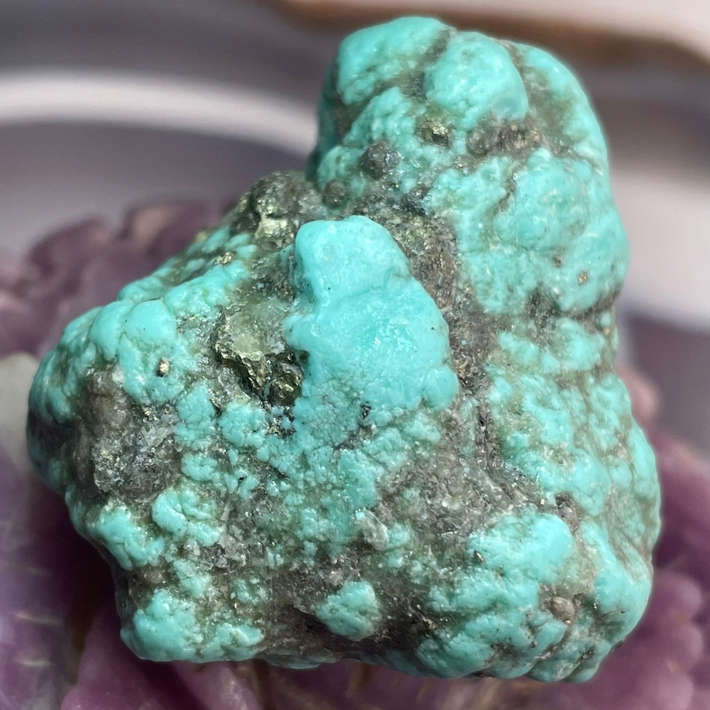 40701 Бирюза необработанная 46мм