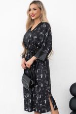 Платье Леди (темно-серый)-56р-р Р11-2013/3 Nikol