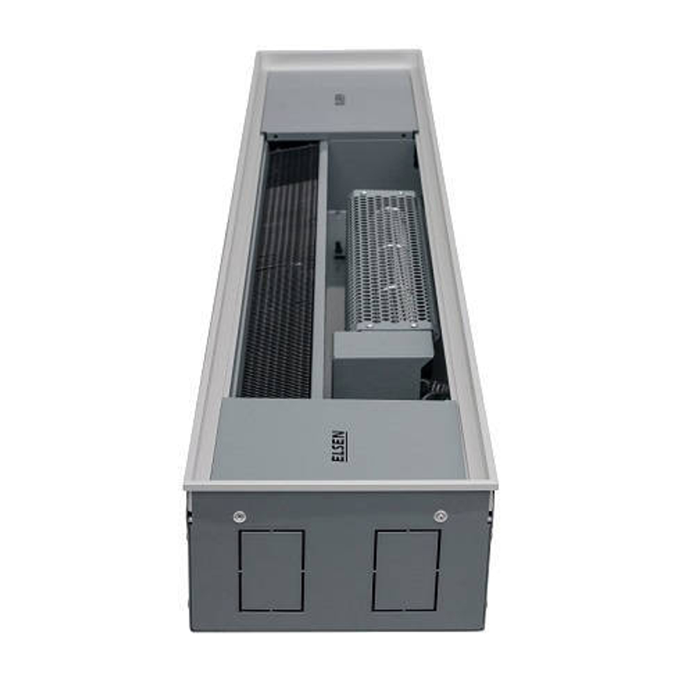 Конвектор внутрипольный ELSEN EKQ - 110x380x1250 мм (принудительная конвекция, подключение.справа)
