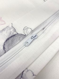 Пододеяльник поплин Сказка "Кролики" 2-спальный на молнии 175x215 см