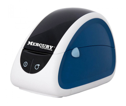 Термопринтер Mertech MPRINT LP80 EVA (для печ.накл.) стационарный белый/синий (4526)
