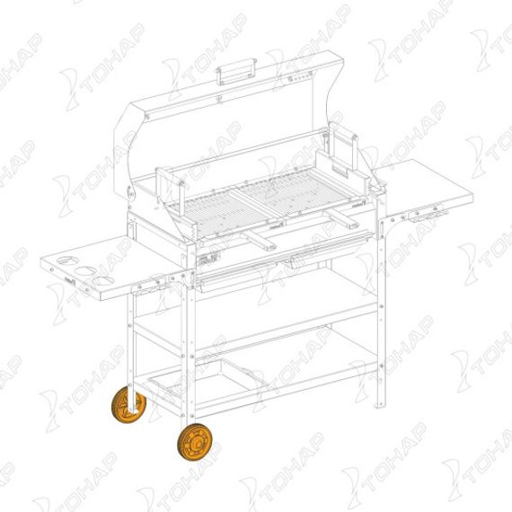 Комплект колес SMART 2 шт (HS-GS-2W) Helios