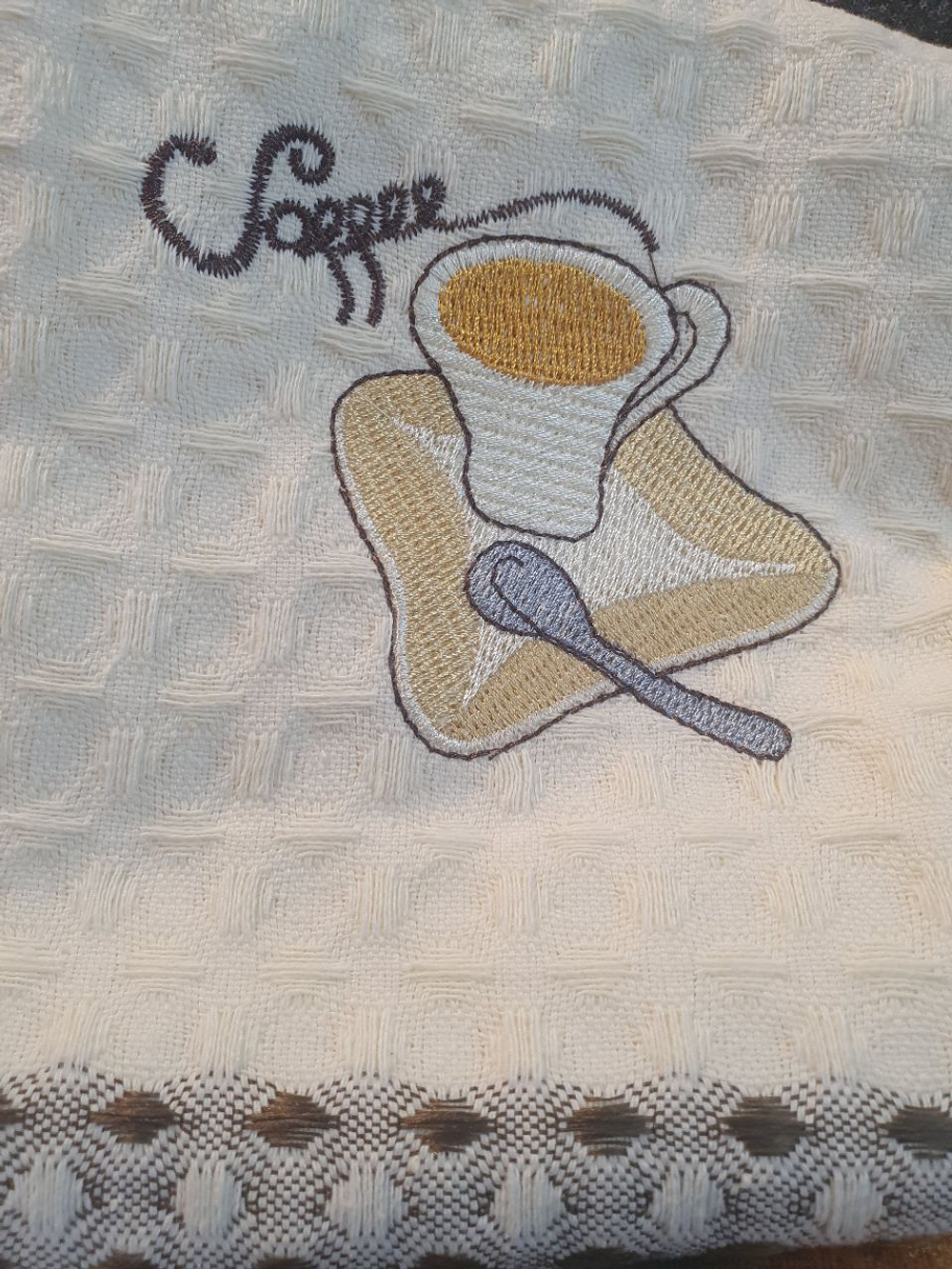 Мерн.лос.Крупная вафля  42*64 арт.5808Н "Кофейная чашка"