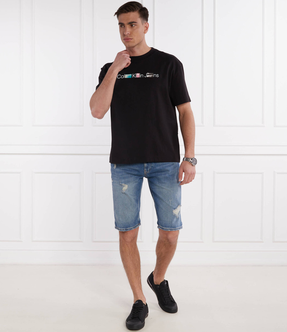 Футболка PHOTOPRINT INSTITUTIONAL CALVIN KLEIN JEANS - черный(J30J325195)