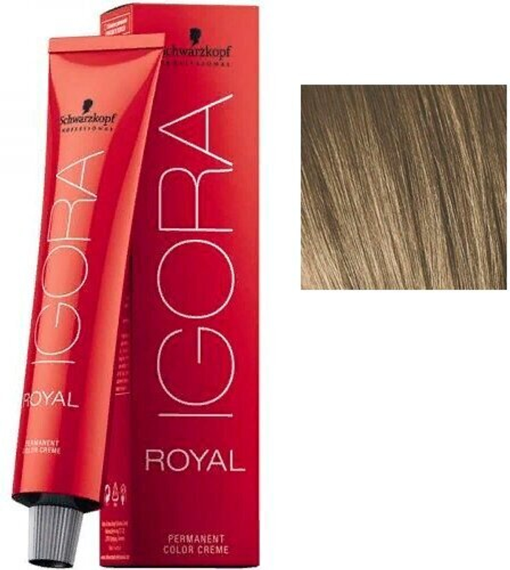 Schwarzkopf Professional Igora Royal краситель для волос, 8-0 светлый русый натуральный, 60 мл
