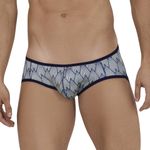 Мужские трусы джоки желтые с темно-синим принтом Clever SUBLIME JOCKSTRAP 114403