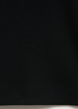 Майка в рубчик slim fit