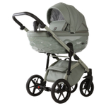 Детская универсальная коляска Adamex PRO Natura - CN-7-Salvia (шалфей экокожа)