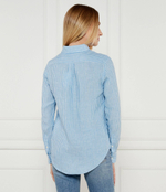 Льняная рубашка POLO RALPH LAUREN - голубой(211970691)