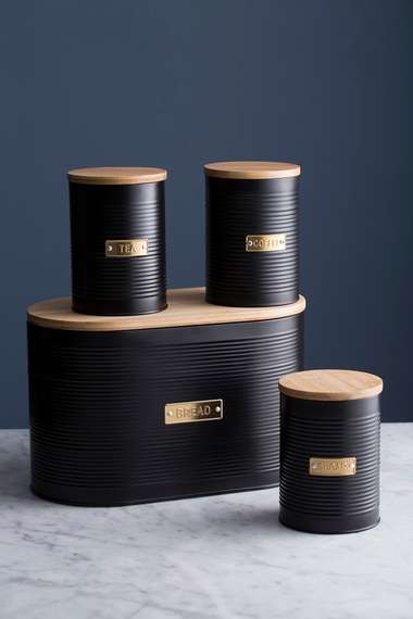 Хлебница Otto черная