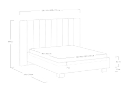 Кровать Barbara (140x190)