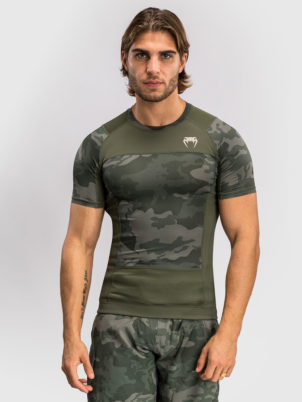 Рашгард Venum G-Fit Air Army Camo S/S