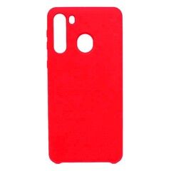 Силиконовый чехол Silicone Cover для Samsung Galaxy A21 (Красный)