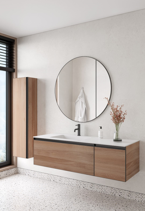 Armadi Art Комплект QUATRO M2-140 тумба+раковина моноблок WHITE