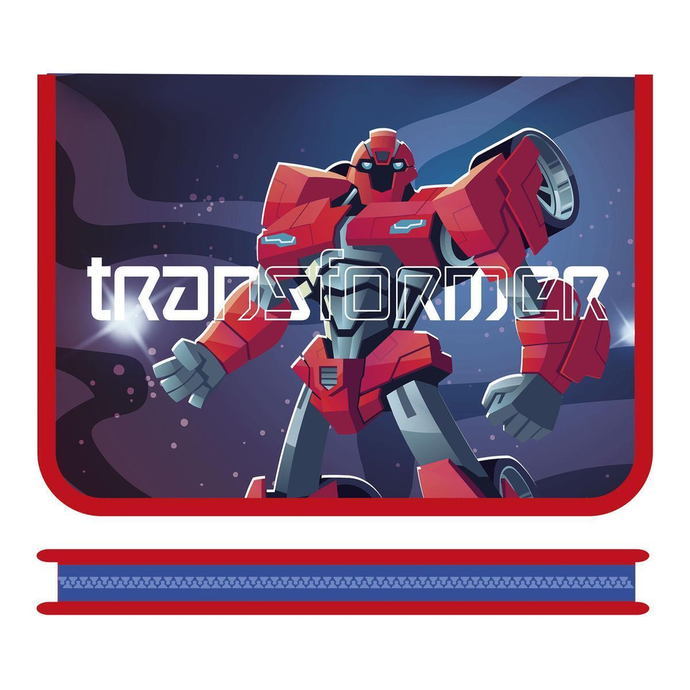 Папка для тетрадей А4 молния вокруг "Трансформер 2023" (Пчелка)