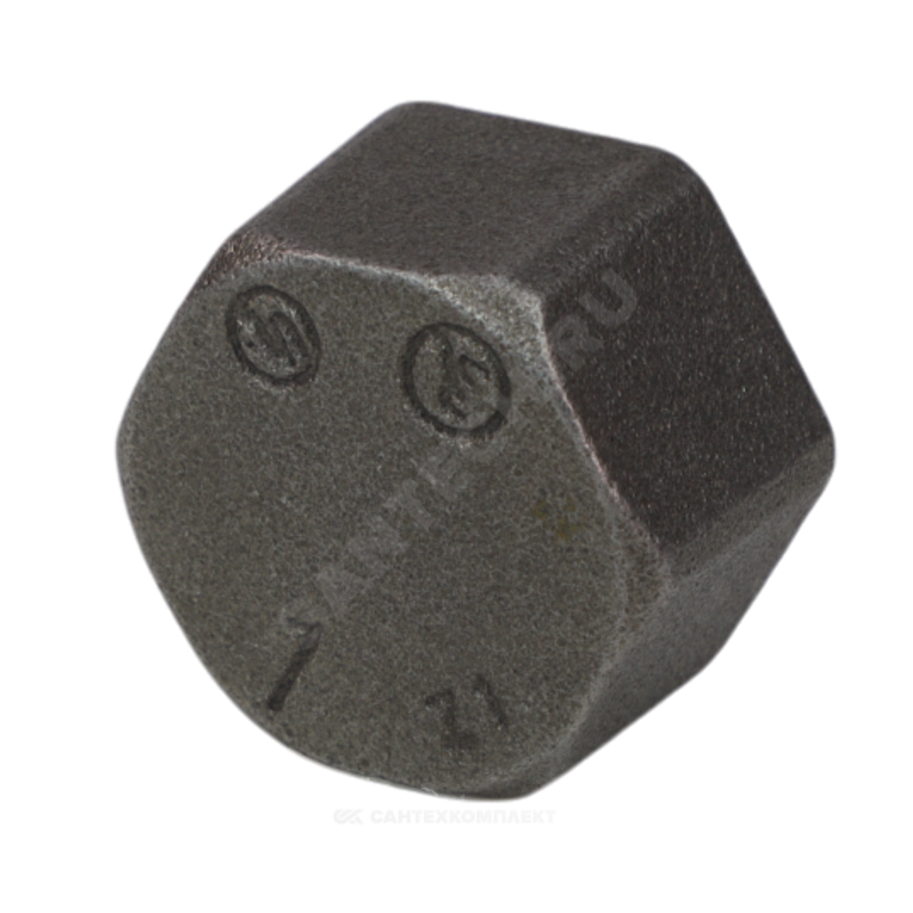 Заглушка чугун Ду 25 (1") ВР Fittex PLUS
