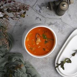 Салатник 870 мл d 16,5 см h13/8 см скошенный белый фарфор NEW P.L. Proff Cuisine [4]