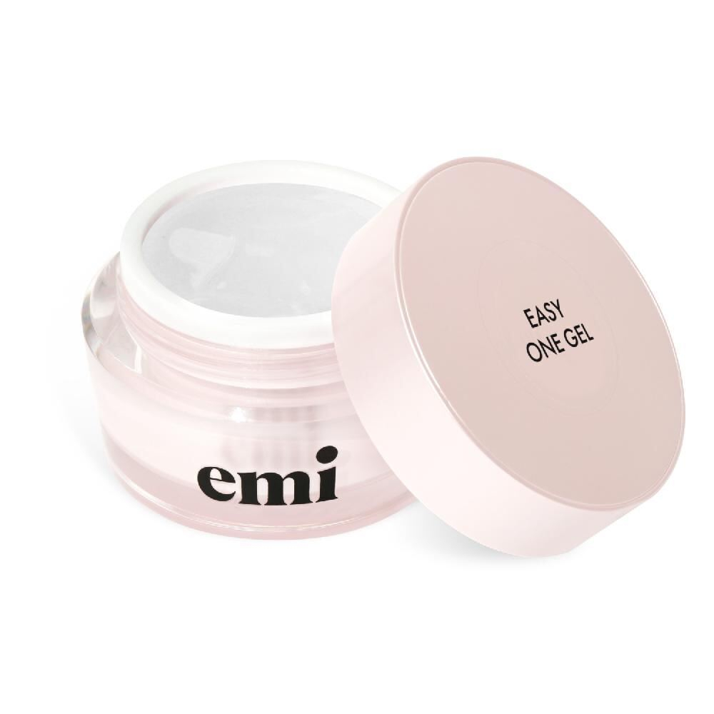 Easy One Gel - многофункциональный прозрачный однофазный гель для моделирования, 50 г.