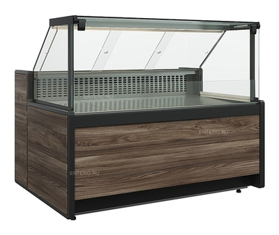 Витрина холодильная Carboma GC111 SL 0,94-1 1008 (статика, газлифт, без боковин)