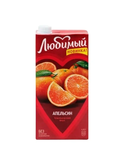 Напиток сокосодержащий Любимый Апельсин, 1,93 л