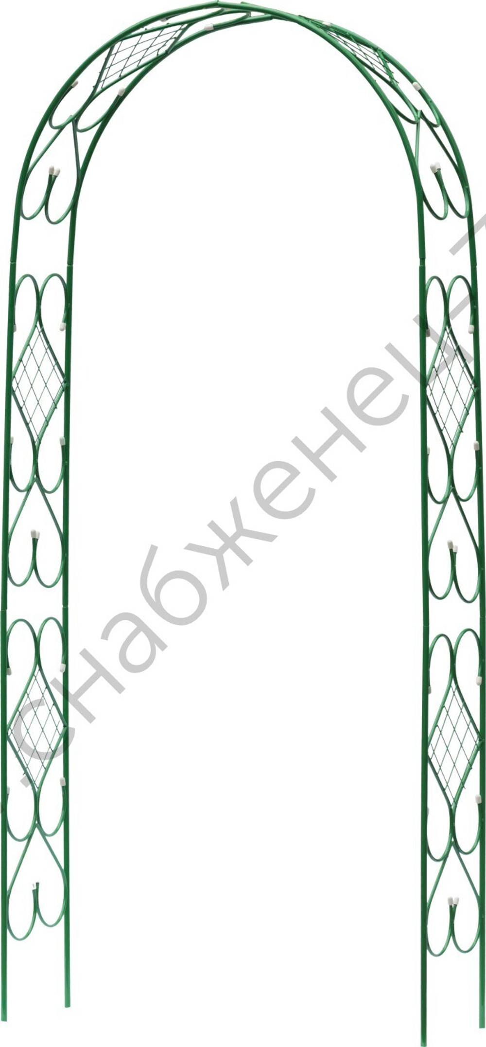 GRINDA АР ДЕКО, 240 х 120 х 36 см, разборная, стальная, декоративная арка (422251)