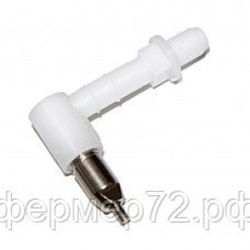 Поилка для кроликов и птиц с удлинителем 6 см 90°