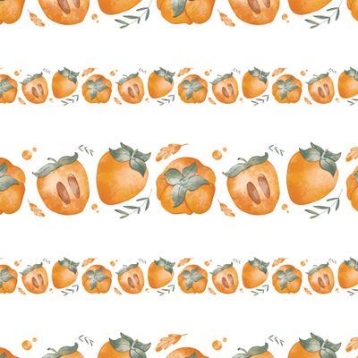 Акварельная хурма