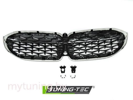 Решетка радиатора DIAMOND SILVER для BMW G20/G21 19-