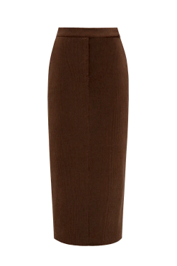 Юбка миди из вельвета