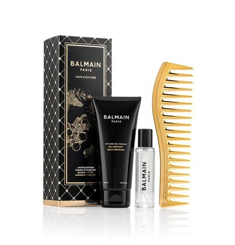 Balmain Hair Couture Лимитированный набор Limited Edition Homme Styling Set (расческа, гель, парфюм)
