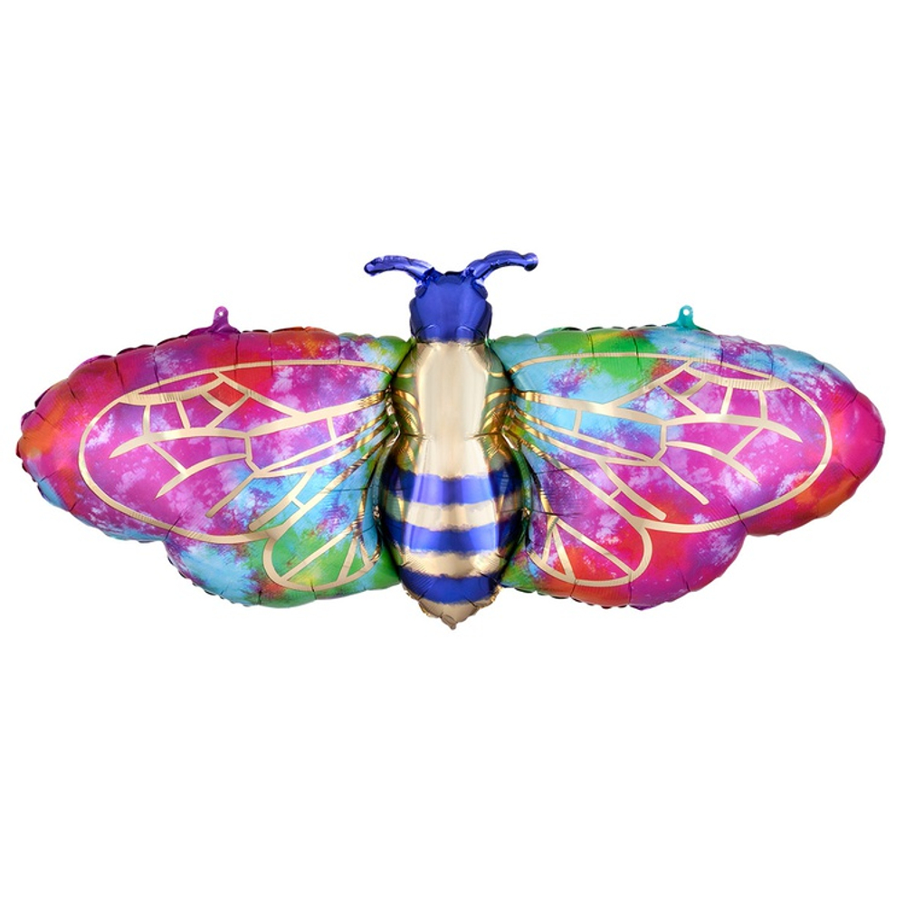 Шар Фольгированный Пчела тай-дай (Ассорти)