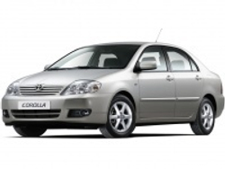 Автоковрики для Toyota Corolla E121, правый руль, (2001-2006)