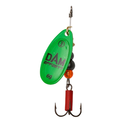 Блесна DAM EFFZETT FLUO SPINNER 20гр - #6 - Green