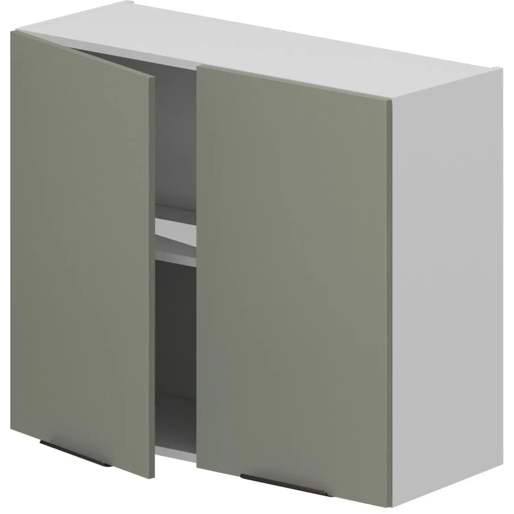 Шкаф SP_VOK полка 2 двери W2D_72_80 (339 Платин. зелён)