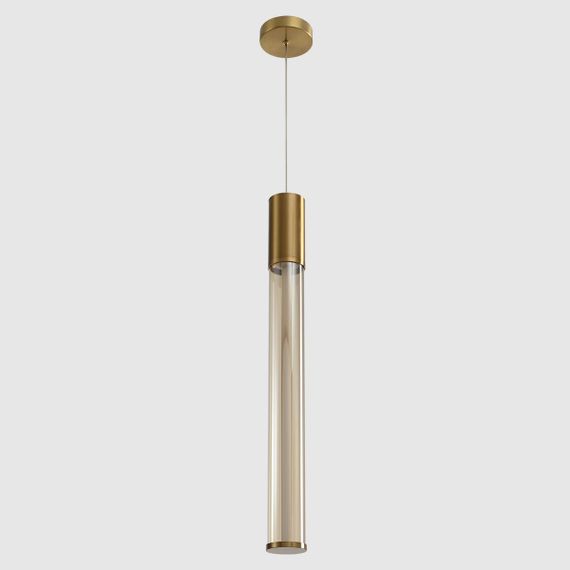 Подвесной светодиодный светильник Crystal Lux Lineup SP11W Led Brass