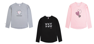 Лонгслив для девочек р-р 128 чёрный (Такро) M0874KL-7/10