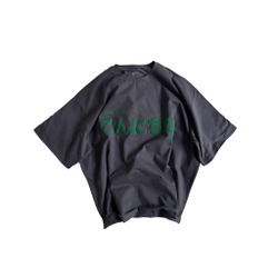 Футболка "こんにちは" green