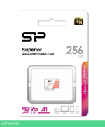 Карта памяти Silicon-Power Superior A1 microSDXC 256GB (SP256GBSTXDV3V20)
