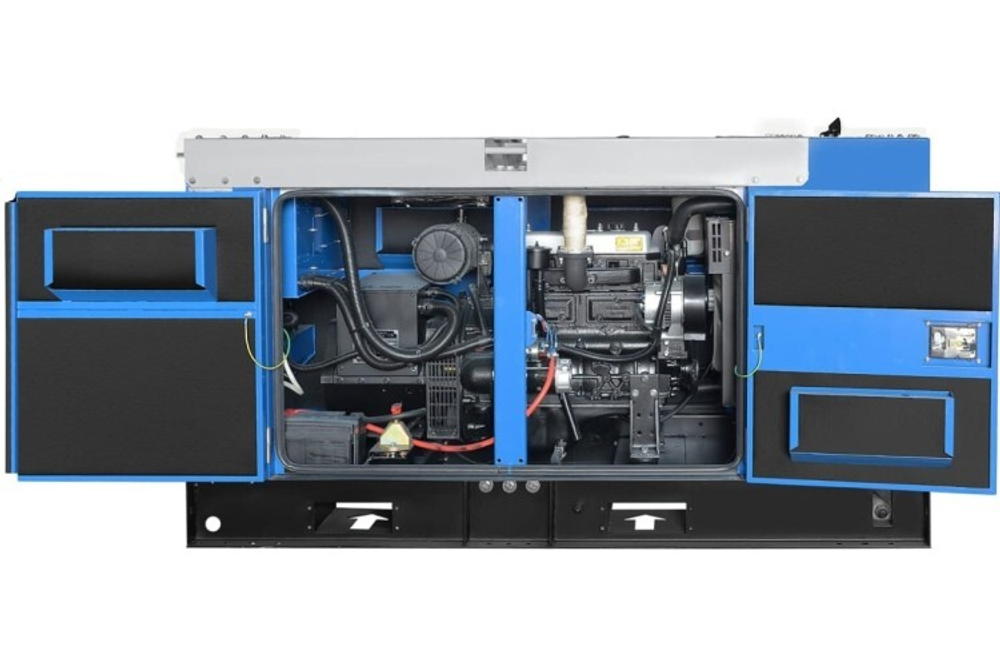 Электростанция дизельная ТСС АД- 12C-230-1PKM5 (TQC 14TS ST2) в шумозащитном кожухе 039451
