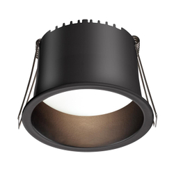 359235 SPOT NT23 472 черный Светильник встраиваемый светодиодный IP20 LED 9W 220V 540Лм 3000К TRAN
