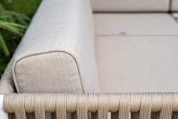 "Касабланка" модульная лаунж-зона из роупа (веревки), каркас из алюминия