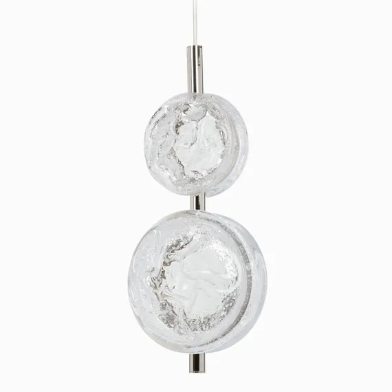 Подвесной светильник Galaxy 25х58 см, прозрачный, серый