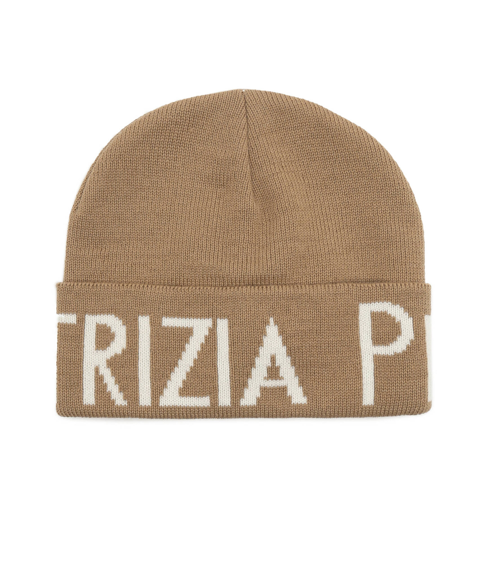 хлопковая шапка Patrizia Pepe - коричневый(8F0454 A6B2)